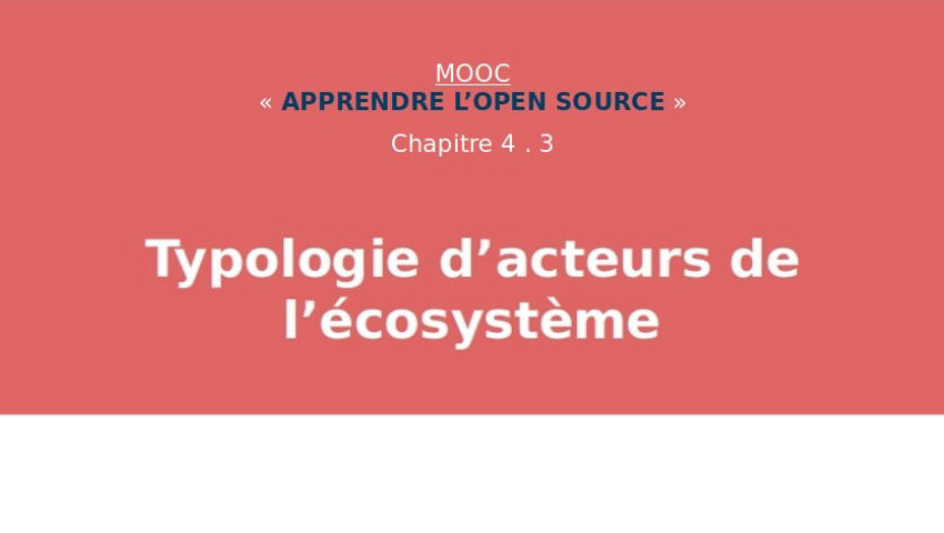 MOOC Apprendre Open Source