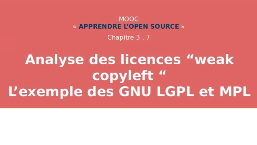 MOOC Apprendre Open Source